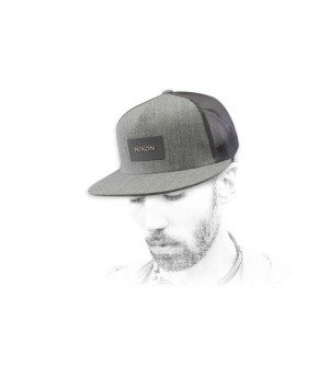 trucker gris chiné Nixon Team heather grey